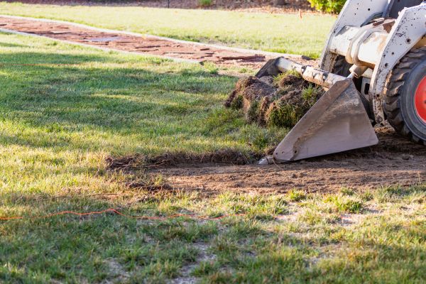 Yard Drainage Grading in Canton